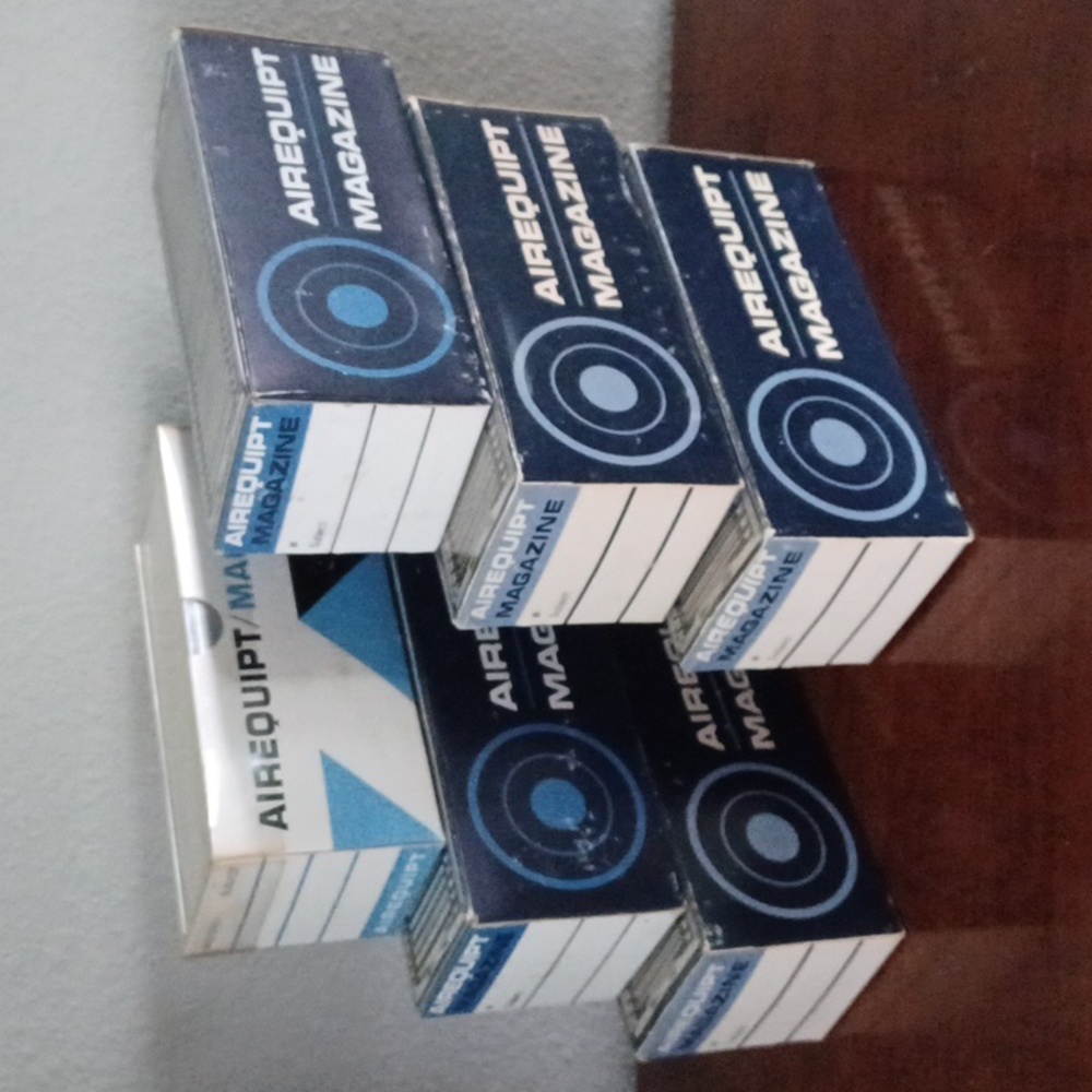 Vintage Airequipt Automatic Slide Magazine Bundle of 6